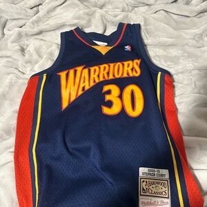 Steph Curry 30 Mitchell & Ness Warriors  Jersey
